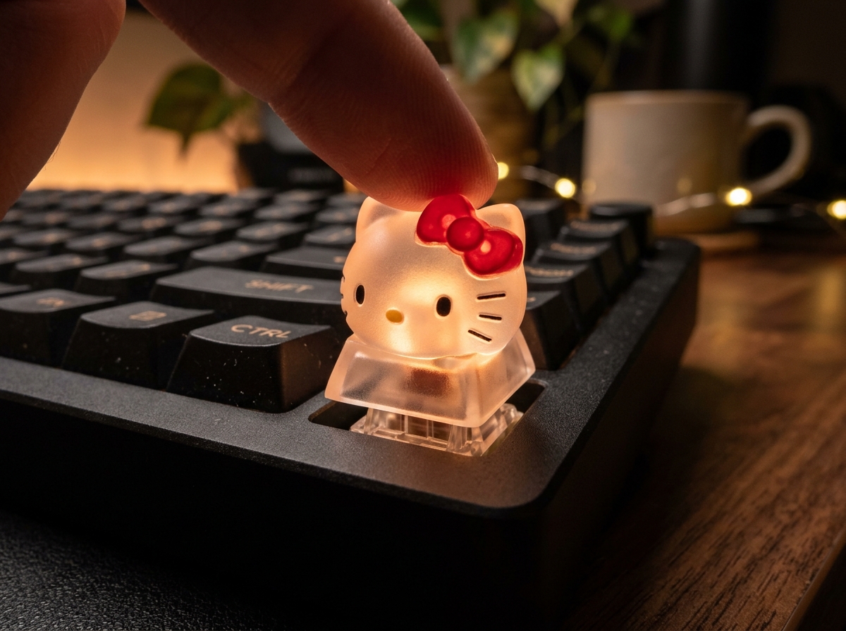 Hello Kitty Clickeez | Official Sanrio Keycaps & 7-Pack