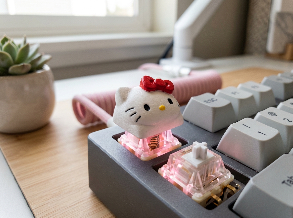 Hello Kitty Clickeez | Official Sanrio Keycaps & 7-Pack