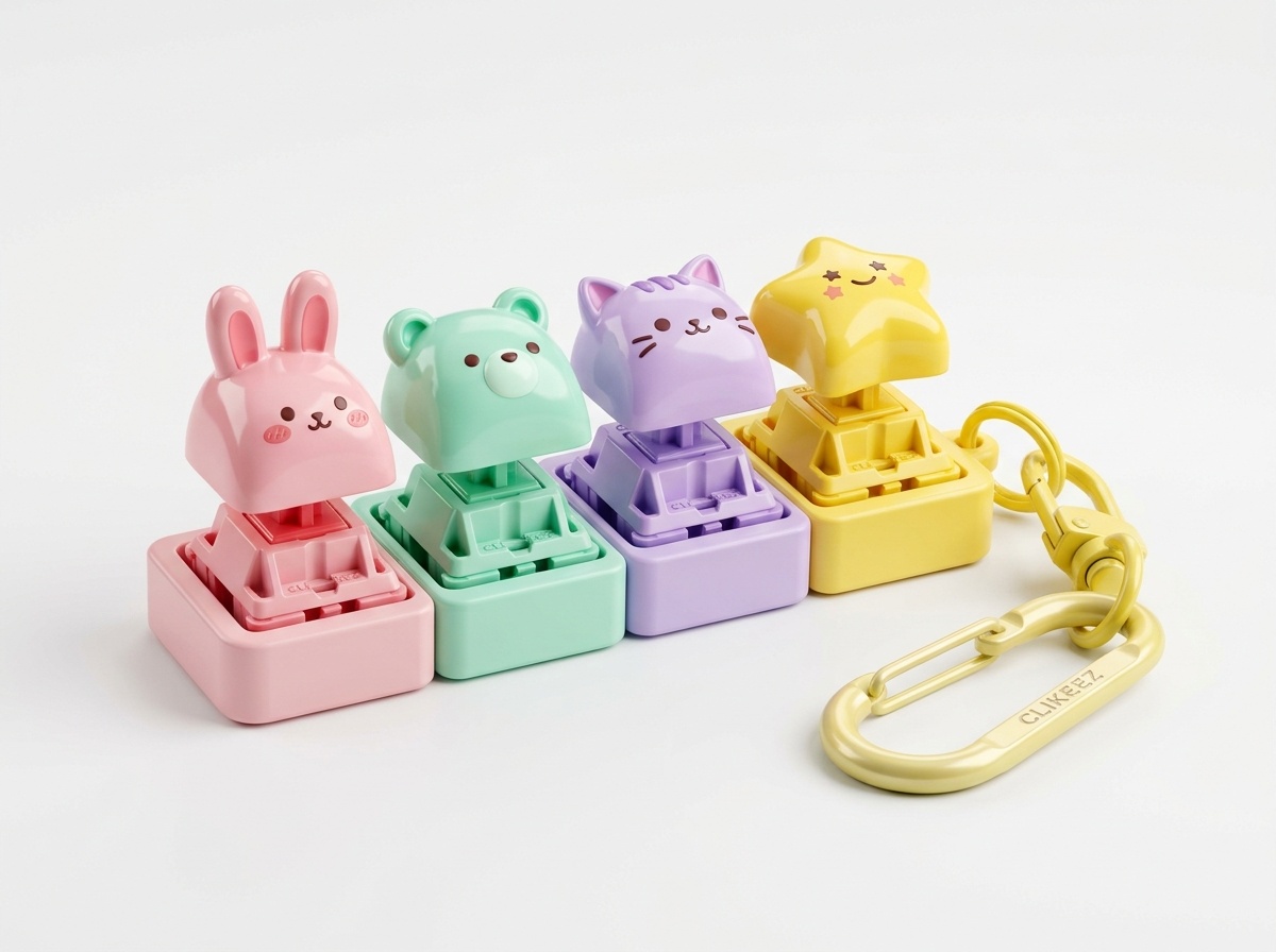 Official Clickeez Interlocking Keyboards and Collectibles