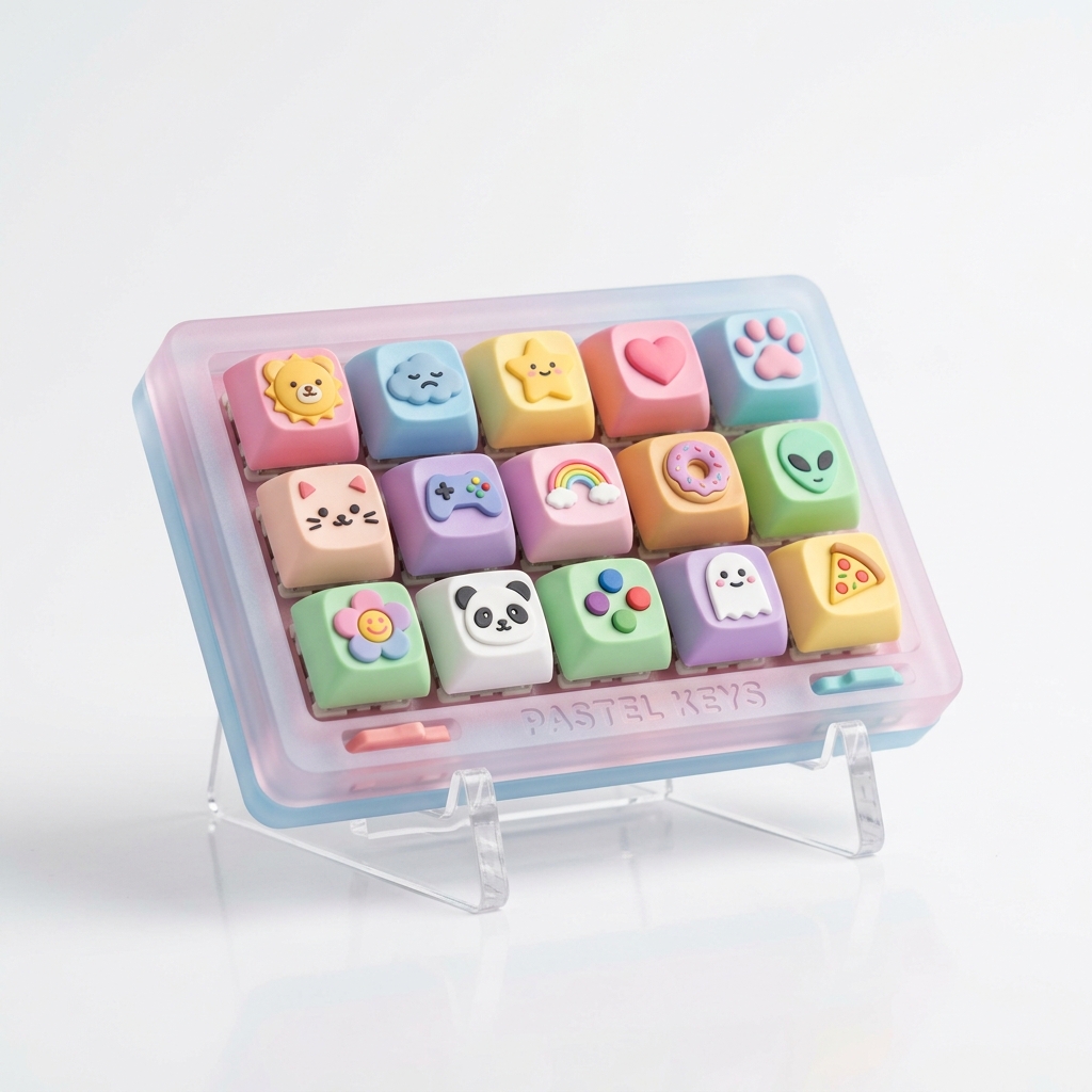 Clickeez Keyboard Mega Pack with desk display tray